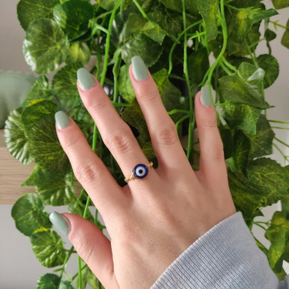 EVIL EYE RING - Picture 3 of 7
